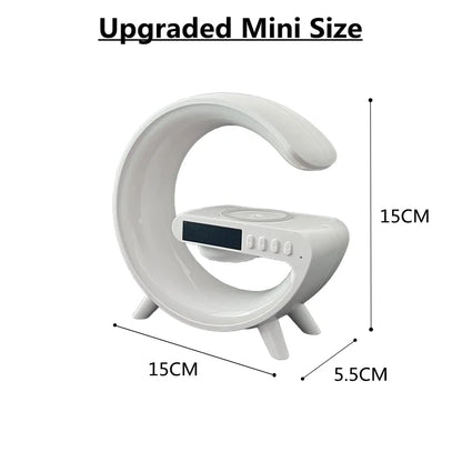 Bluetooth Speaker Stand with Wireless Charger Pad