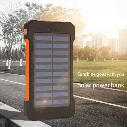 Portable Solar Powered Battery Charger / Power-bank 200000mah