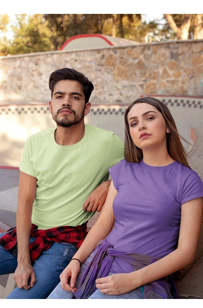 Cotton Solid T-Shirts