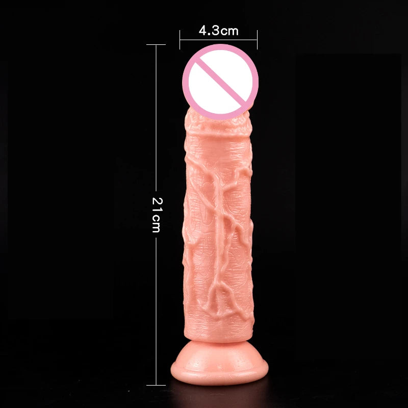 Realistic Dildo Skin Feeling Sex Toys for Women / with Suction Cup
