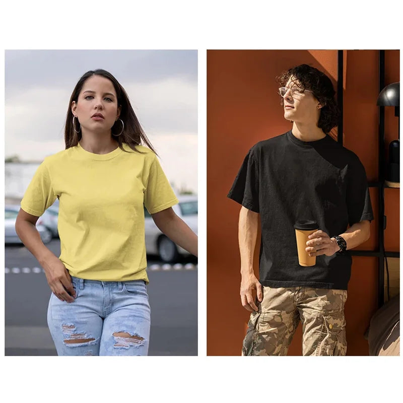 Cotton Solid T-Shirts