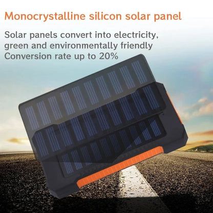 Portable Solar Powered Battery Charger / Power-bank 200000mah