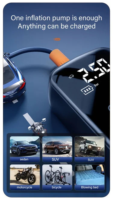 Wireless Electric Tire Inflator / Pump