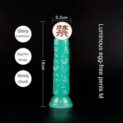 Luminous Simulation Dildo Realistic Penis For Women With Suction Cup Couple Erotic Sex Adult Toys For Men Toy 4#