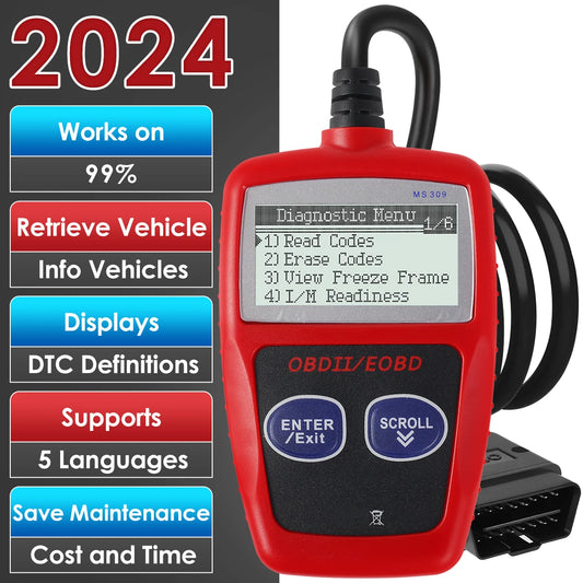 Car check engine light Multifunctional Code Reader