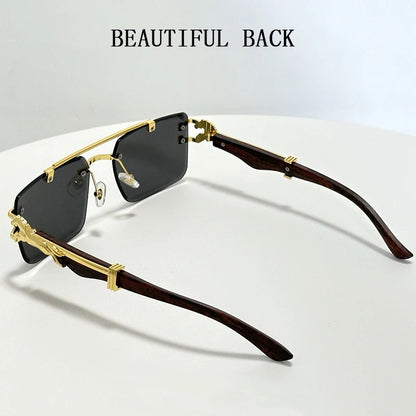 Luxury Sunglasses Women Trendy Vintage Square Sunglasses For Men Luxe Fashion Glasses Gafas De Sol Hombre Lunette Soleil Femme