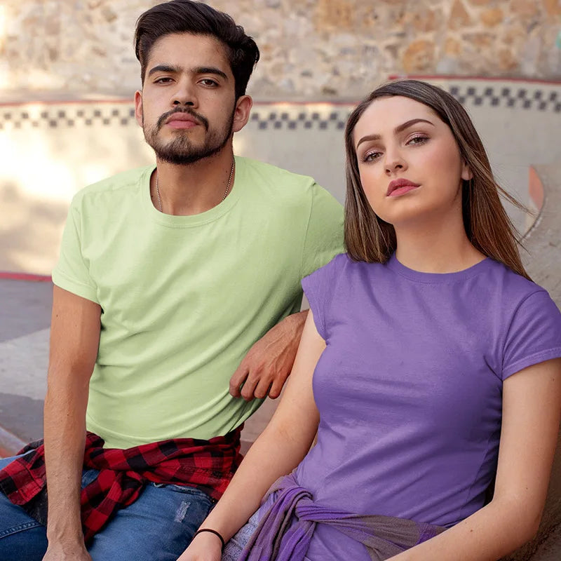 Cotton Solid T-Shirts
