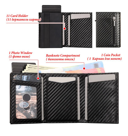 Men Smart Wallet Credit Card Holder for AirTag