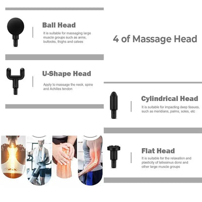 Deep Tissue Muscle Fascial Gun Muscle Massage Gun