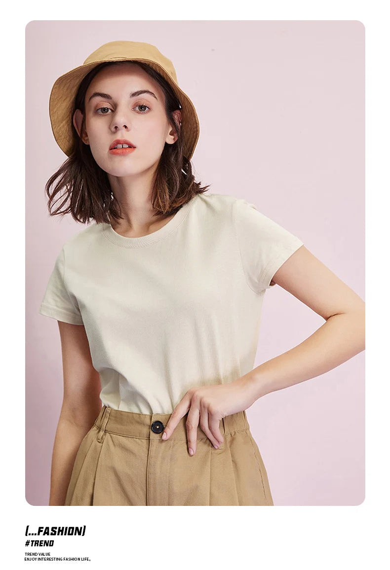 Cotton Solid T-Shirts