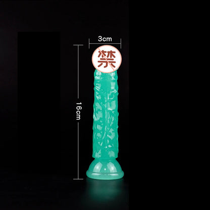Luminous Simulation Dildo Realistic Penis For Women With Suction Cup Couple Erotic Sex Adult Toys For Men Toy 4#